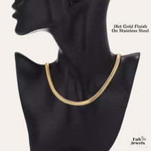 Load image into Gallery viewer, 18ct Yellow Gold Plated on Stainless Steel Choker Waterproof