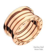 Load image into Gallery viewer, Trendy Stainless Steel Rose Gold / Yellow Gold / Silver Rings